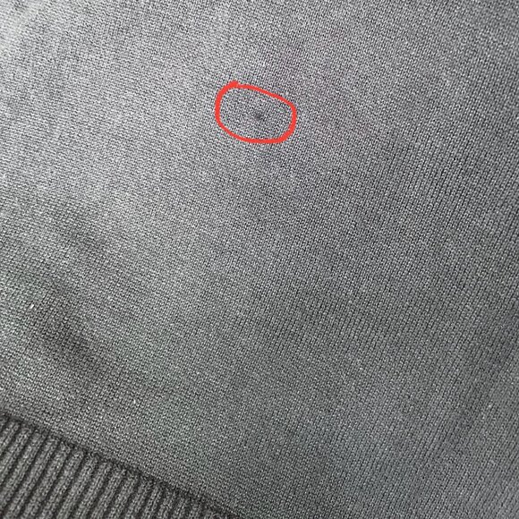 Joan Vass Black Geometric Cowl Neck Pullover 100% Cotton Sweater Size 3 - Picture 10 of 10